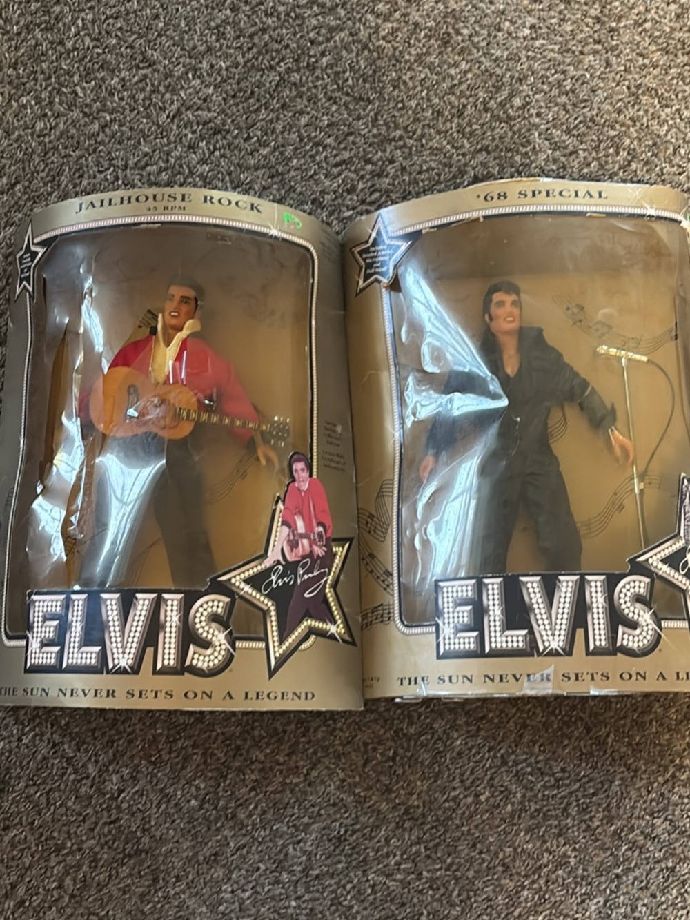 Elvis Collectible Figures Doll Set- Red Jacket Jailhouse Rock Edition, 68Special